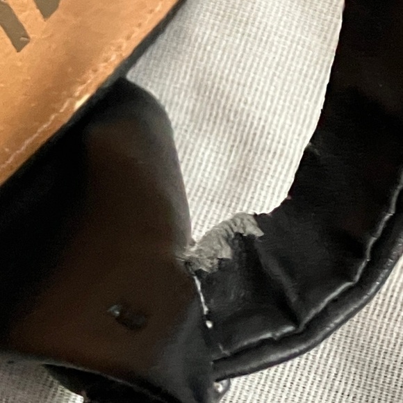 MIA 8 1/2 Black and Brown Platform Heels vegan - Picture 9 of 16